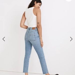 The Perfect Vintage Crop Jean in Greyton Wash